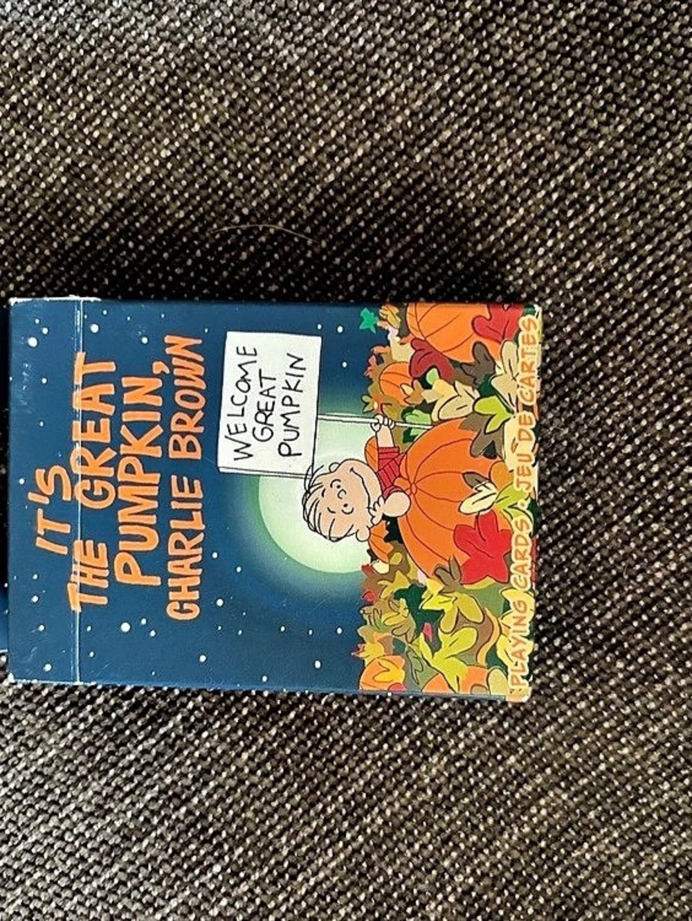 Mattel The Great Pumpkin Charlie Brown Playing Card Game